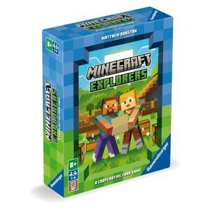 Ravensburger 21580 Minecraft Gifts-Explorers Cooperative Strategy Card Game​ 8+